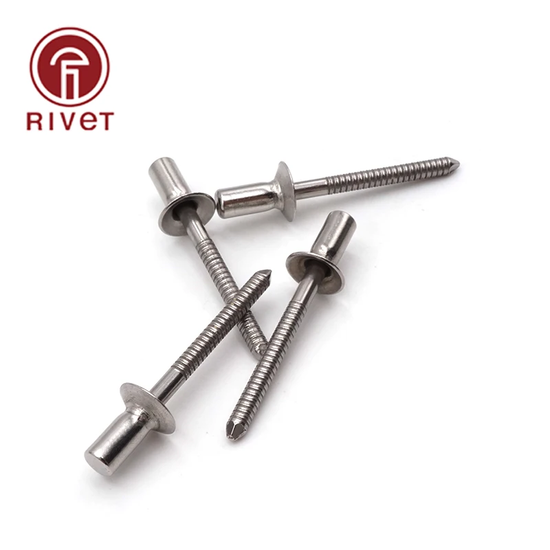 M6.4 100PCS GB 12616 Stainless Steel Countersunk rivets Closed End Blind Rivet Sealed Hollow Rivets Blind Rivets
