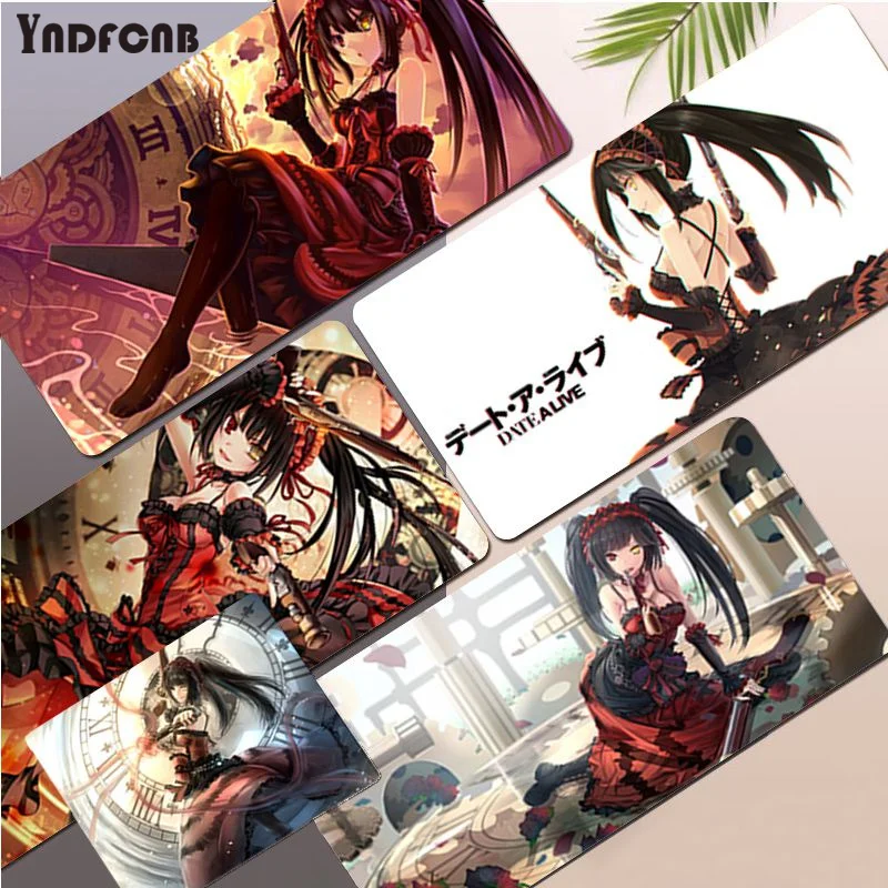 

YNDFCNB tokisaki kurumi Cute Comfort Mouse Mat Gaming Mousepad Size for Deak Mat for overwatch/cs go/world of warcraft