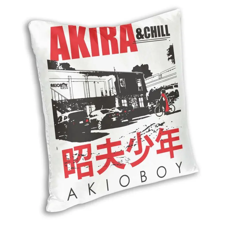 Nordic 1988 Akira Shotaro Kaneda Cushion Cover Sofa Decoration Anime Movie Neo Tokyo Square Throw Pillow Cover 40x40 Home Decor