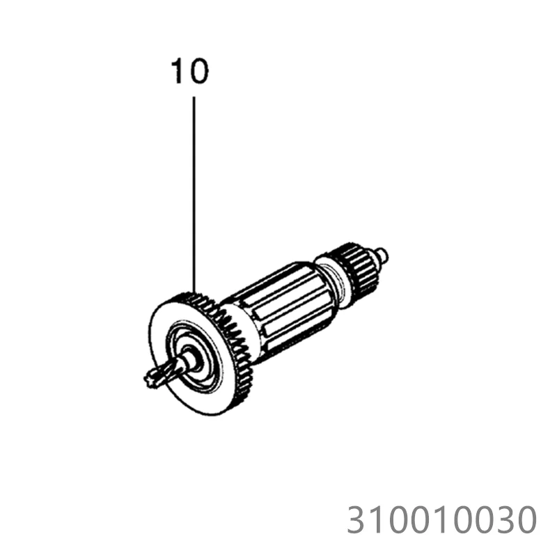 

220V-240V Armature Rotor for METABO B10 BE10 310010030 drills Power Tool Accessories Electric tools part