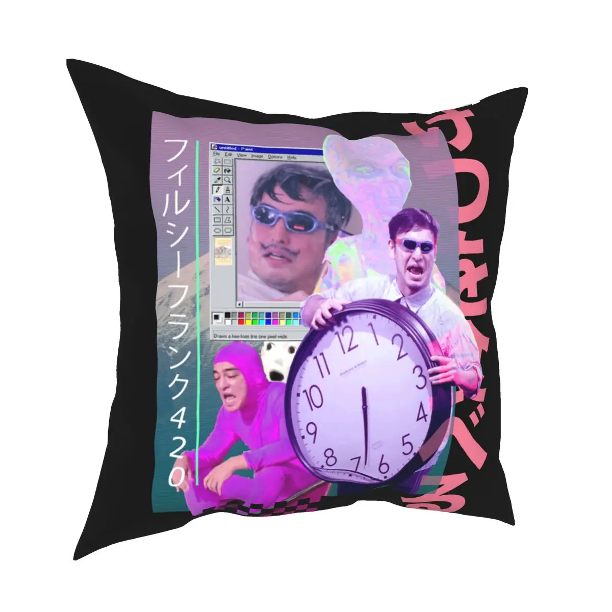 

Vaporwave Filthy Frank 420 Pillowcase Home Decorative Cushions Throw Pillow for Home Polyester Double-sided Printing Print