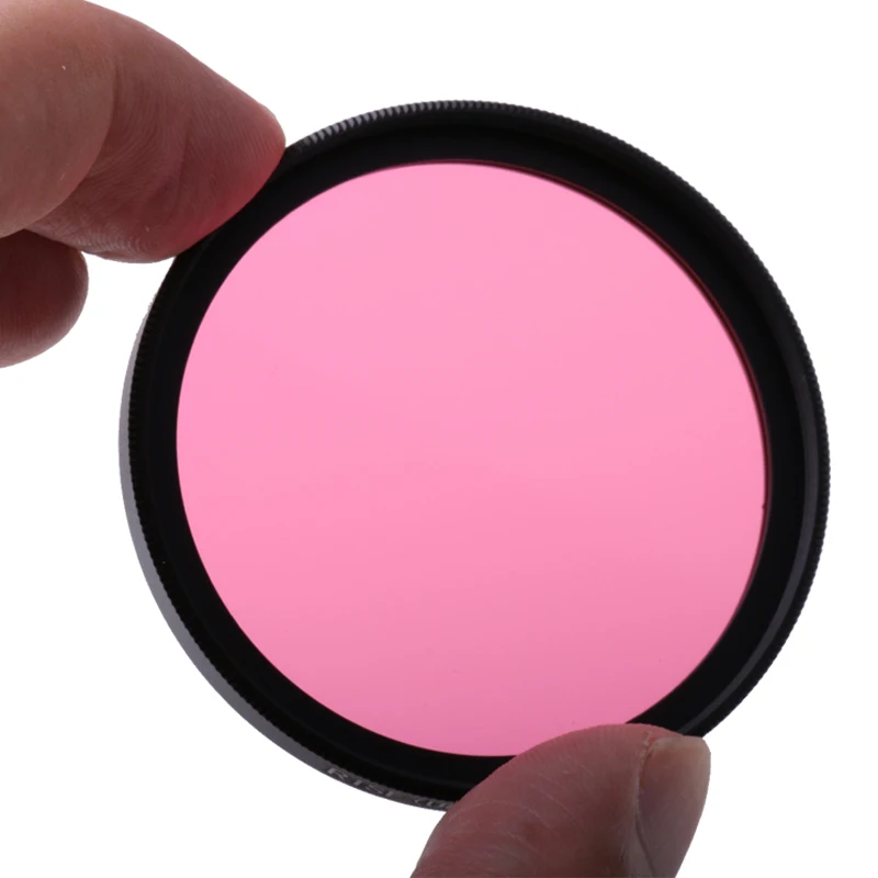 Camera Filters Full 49 mm Color Filters for brown Orange Pink Red Yellow Grey Blue Green Purple For DSLR Camera
