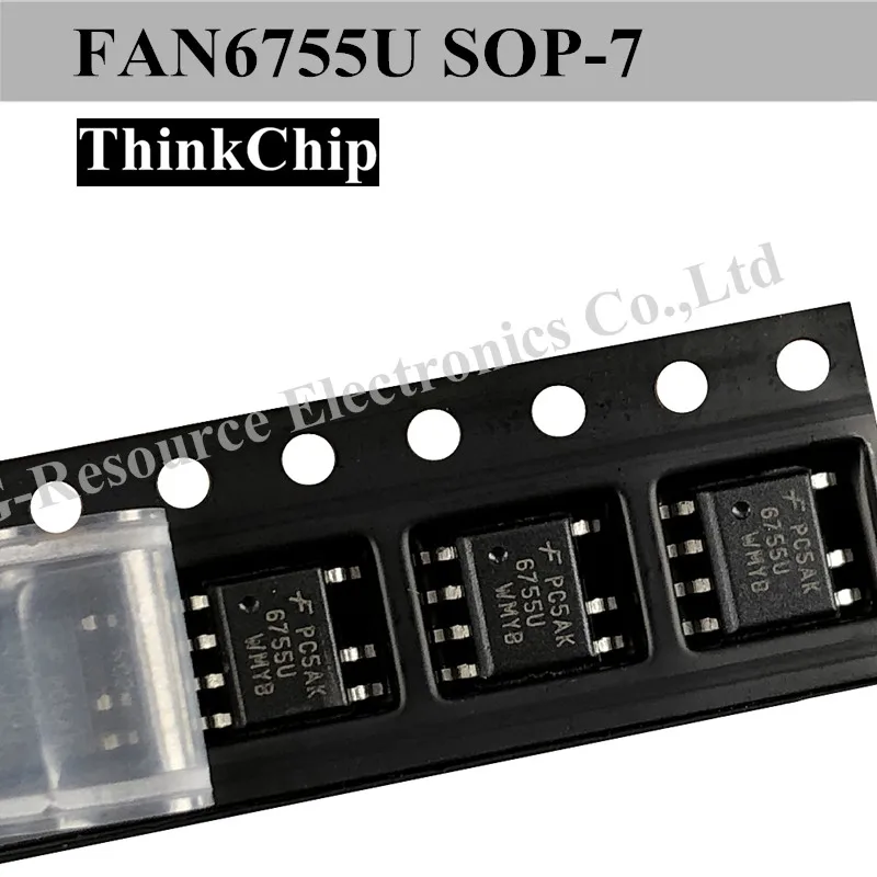 

(5pcs) FAN6755U SOP-7 FAN6755UWMYB FAN6755 6755 SOP mWSaver™ PWM Controller New Original