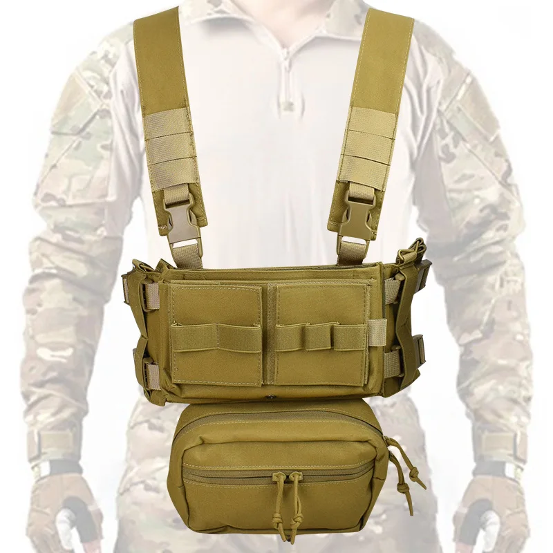 

Military Fans Vest Outdoor Sport Battle MK3 Combat Chest Waistcoat 1000D Nylon Lightweight Tactical Belly Hunting Equipment