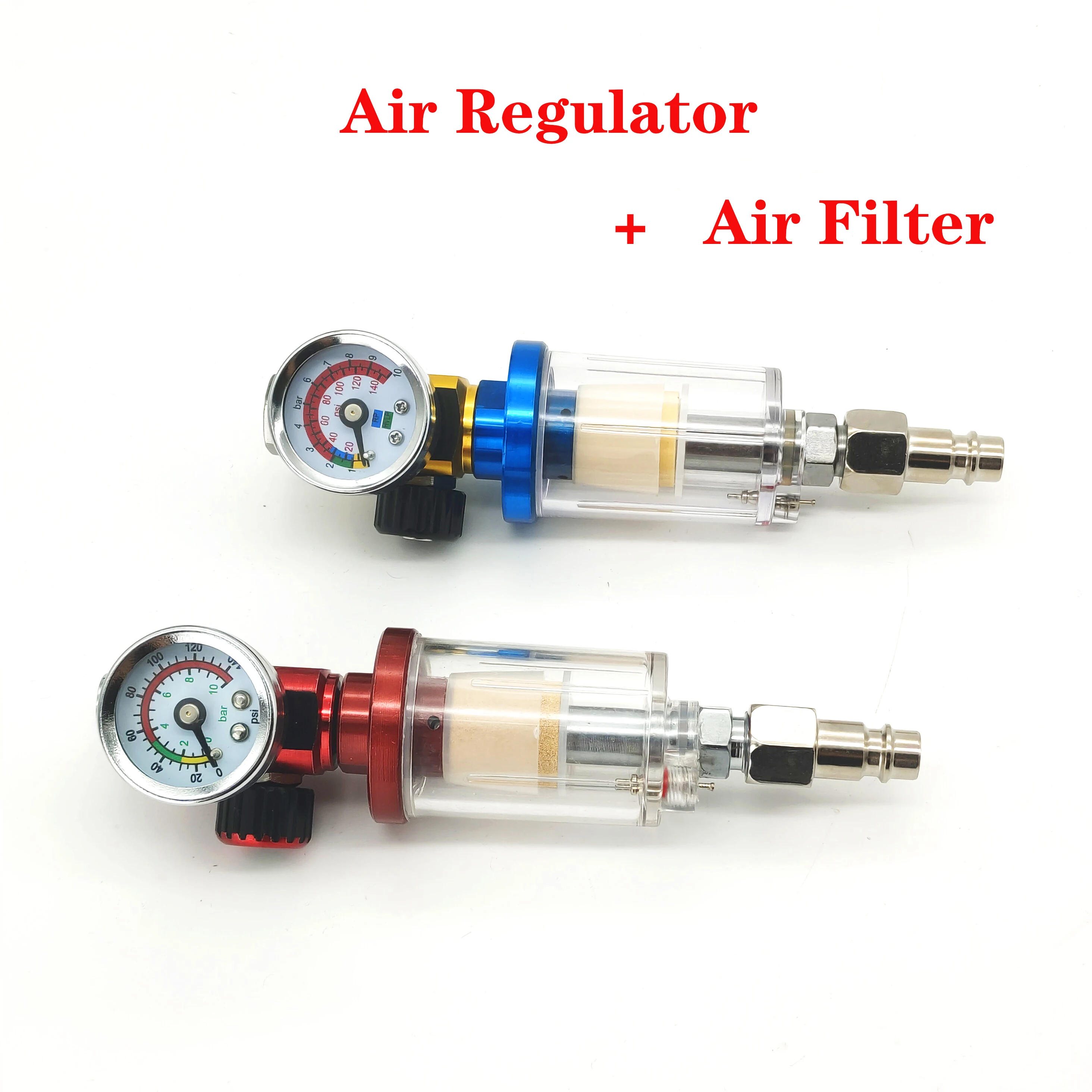 Flash Sales Spray Gun Adjust Pressure Air Regulator Water Trap Filter Tool Airbrush Regulator And Mini Spray Gun Air Filter