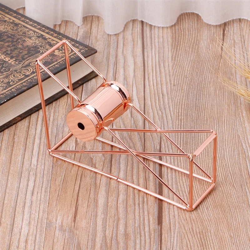 Rose Gold Hollow เครื่องตัดเทป Washi TAPE Storage Organizer เครื่องตัดเทปเครื่องเขียนอุปกรณ์สำนักงาน