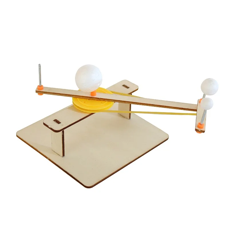 

Креативная модель солнца, земли и Луны, игрушка с ручным приводом, солнце, земля, Луна, технология «сделай сам», небольшой эксперимент