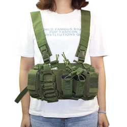 Kamizelka taktyczna Molle Paintball Carrier Strike Vest Chaleco Chest Rig Pouch Heavy Duty Vest Akcesoria myśliwskie