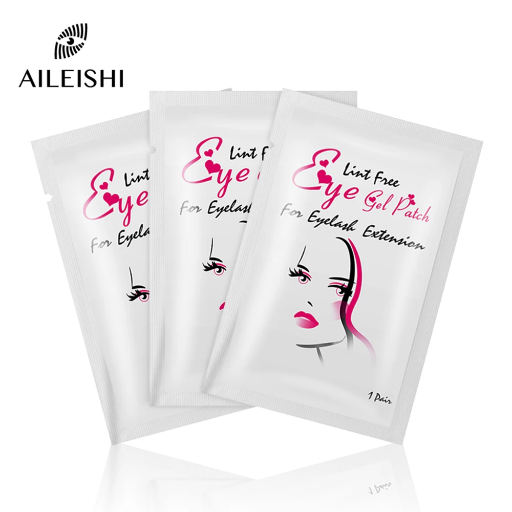 10/50/100 PCS Patches for Eyelash Extension Paper Stickers Under Eye Pads Lint Free Hydrating Hydrogel Patches for False Eyelash