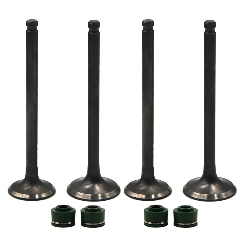 AHL 4pcs Intake & Exhaust Valves Set Value Stem Seal for HONDA MC15 MC20 MC29 VT250 VTZ250 MC33( 2x intake& 2x exhaust)