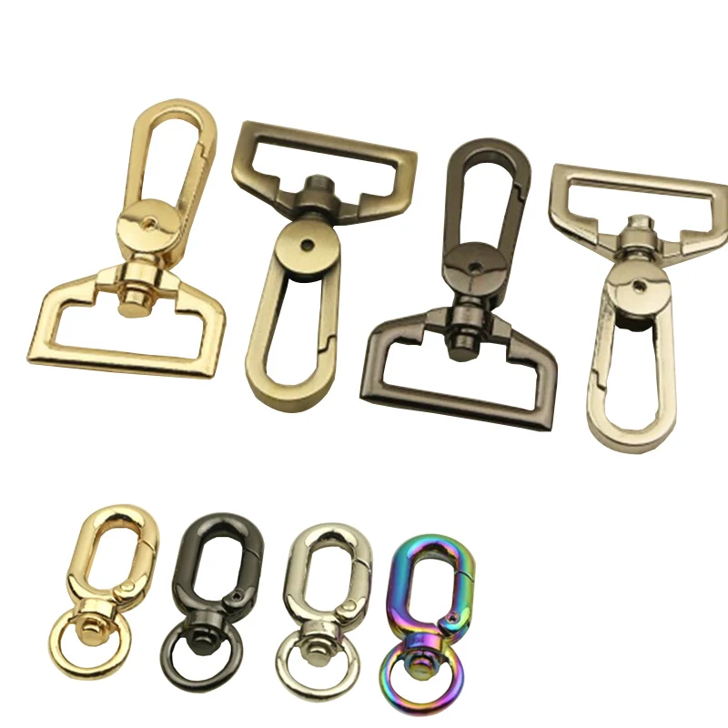 5/10Pcs Key Chain Spring Buckle Gold/Silver/Gun Black/Bronze Clasp for Wallet and Bag DIY Pet Chain Hardware Accessories