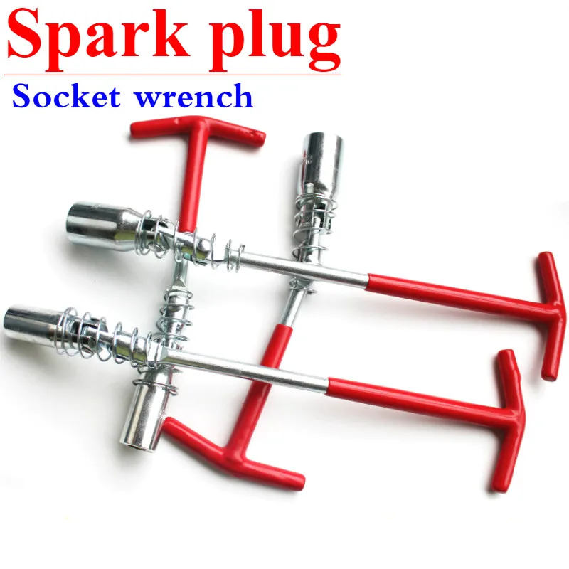 

14/16/21mm Car Repair Tools Universal T-Handle Spark Plug Wrench Kit Remover Installer Joint Spark Plug Socket Wrench Tool