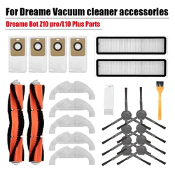 For Dreame Bot Z10 pro L10 Plus accessories side brush HEPA filter dust bag mop cleaning cloth Xiaomi vacuum cleaner spare parts