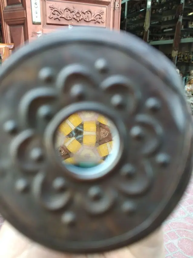 Vintage Kaleidoscope optics reflect secret Spectre mirror from Chinese QingDynasty Tool