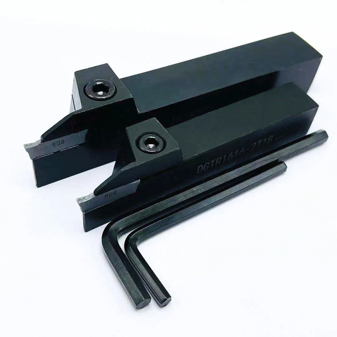 DGTR1616-2T18 CNC 선반 공구 DGTR2020-2T18 외부 홈 가공 공구 홀더 DGTR2525-2T18 아버 인서트 10PCS DGN3003J