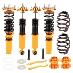 MAXPEEDINGRODS 24 Steps Damper Adjustable Coilover Suspension for BMW E46 3Series M3 320 323 1998-2006 Shocks Absorber Struts