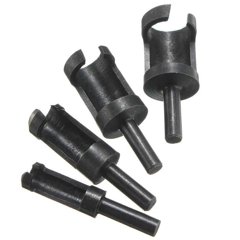XNEMON ใหม่ 4 ชิ้น/เซ็ต Wood Plug Hole เจาะไม้ 6mm 10mm 13mm 16mm CUTTER Bit ชุด Dowel Maker ตัด Carpenter