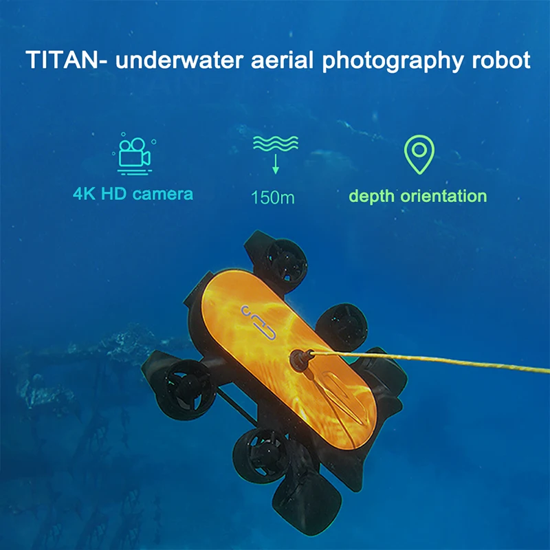 Nurkowanie antena RC Robot 4K kamera 6 napęd śmigła 150M głębokość inteligentna kontrola aplikacji Hover 4 godziny sportowe podwodne urządzenie