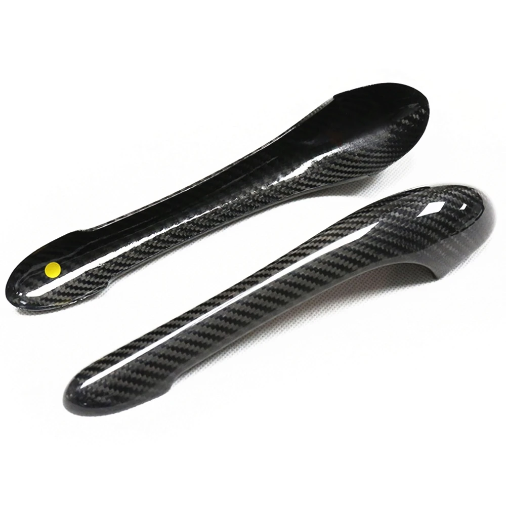 For Maserati GranTurismo GC/GT/GTS MC Coupe GranCabrio 2007-2020 2 Door Exterior Handle Cover Caps Shell Kit Real Carbon Fiber