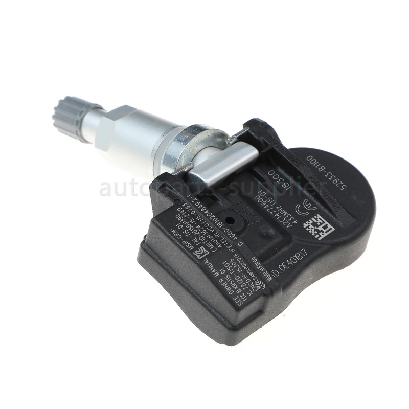 New 52933-B1100 52933-2J100 Tire Pressure Sensor TPMS fit 2011 2012 2013 2014 2015 2016 for KIA PICANTO 52933B1100 433MHZ