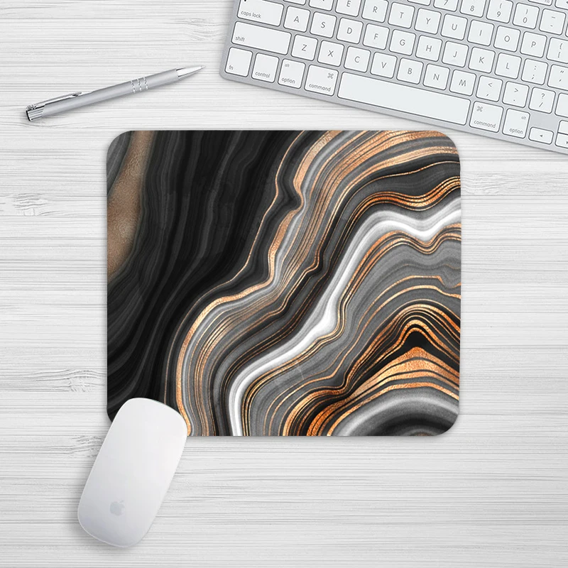 Nordic Style Marble Mousepad Rubber for Gaming Laptop Computer Desk Mat Mouse Pad Wrist Rests Mat Office Desk Set Accessories