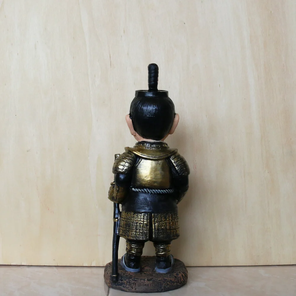 Hot Sale World Famous Person Statue Japan Military Strategist Politician Tokugawa Ieyasu Figure Model Toys Gift Collect