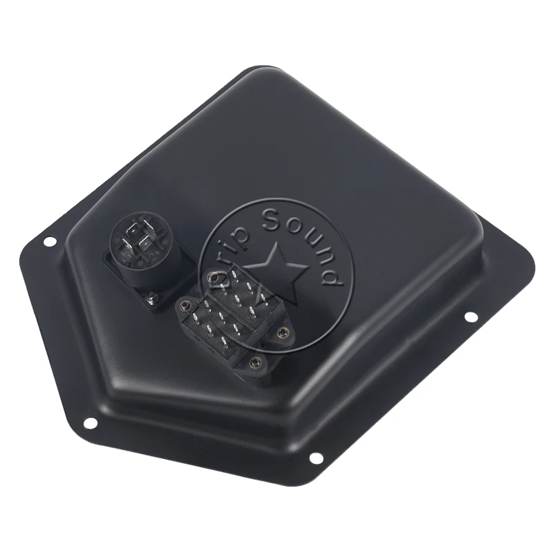 173mmx147mm Speaker Junction Box Loudspeaker Audio Wiring Terminal Belt Treble Switch #Black