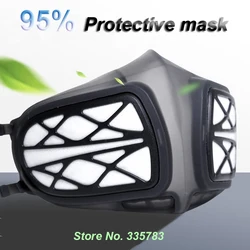 S5 New respirator gas mask  95% Protective effect Comfortable Breathing smoothly Protection pm2.5 formaldehyde dust face shield