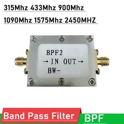 BandPass Filter BPF 315M 433Mhz 868m 900M 1090M 1575M 2450M 2.4G LC Anti-interference F Ham Radio Amplifier SDR wifi GPS remote