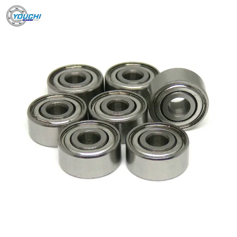 SMR93 ZZ 3x9x4mm 440C Stainless Steel Deep Groove Ball Bearings MR93 MR93Z SMR93Z SMR93ZZ 3*9*4 Miniature Fishing Gear Bearing