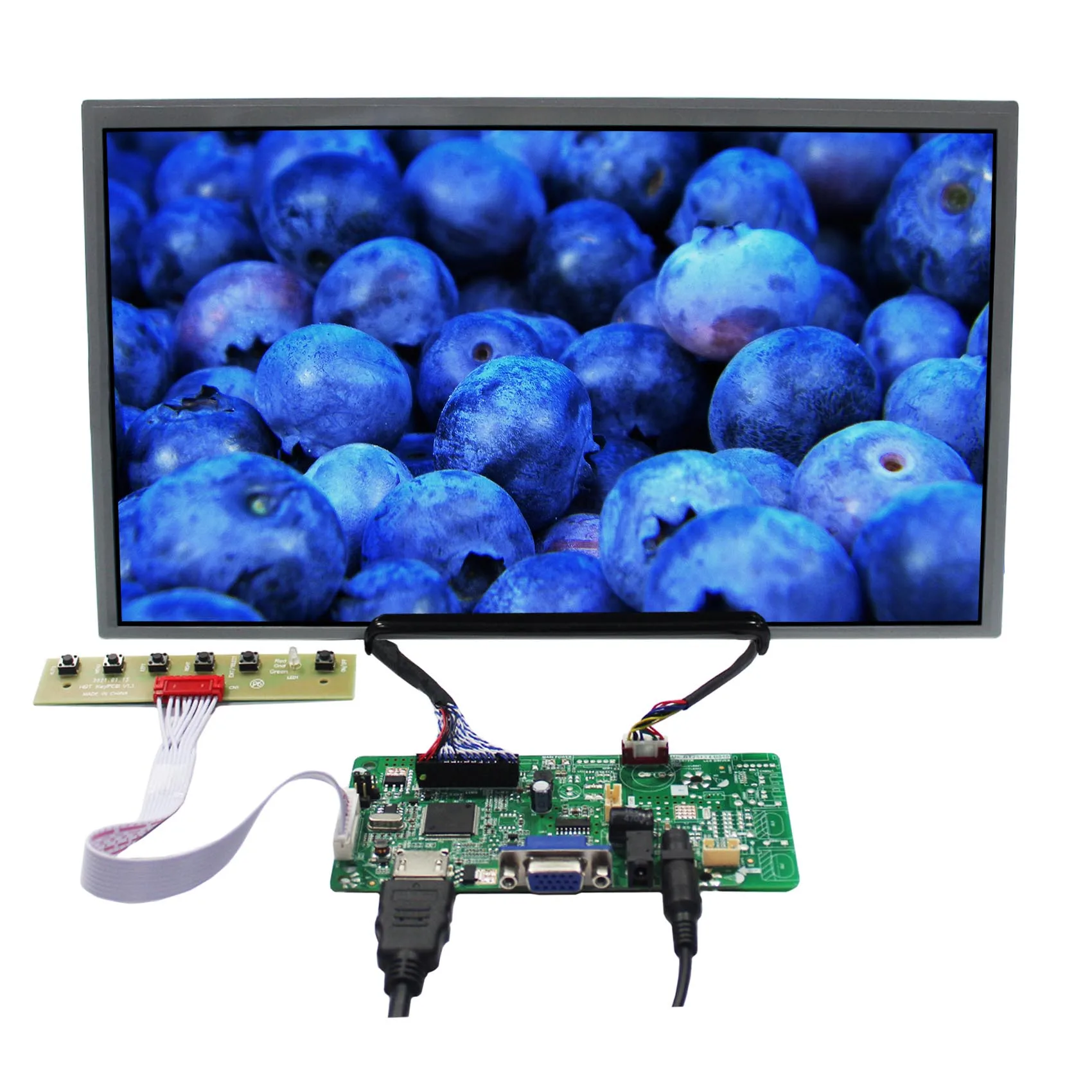 

LCD Screen 13.3" LQ133M1LW02 1920X1080 LCD Display with HD-MI VGA Audio LCD Controller Board used to Replace Display/Car display