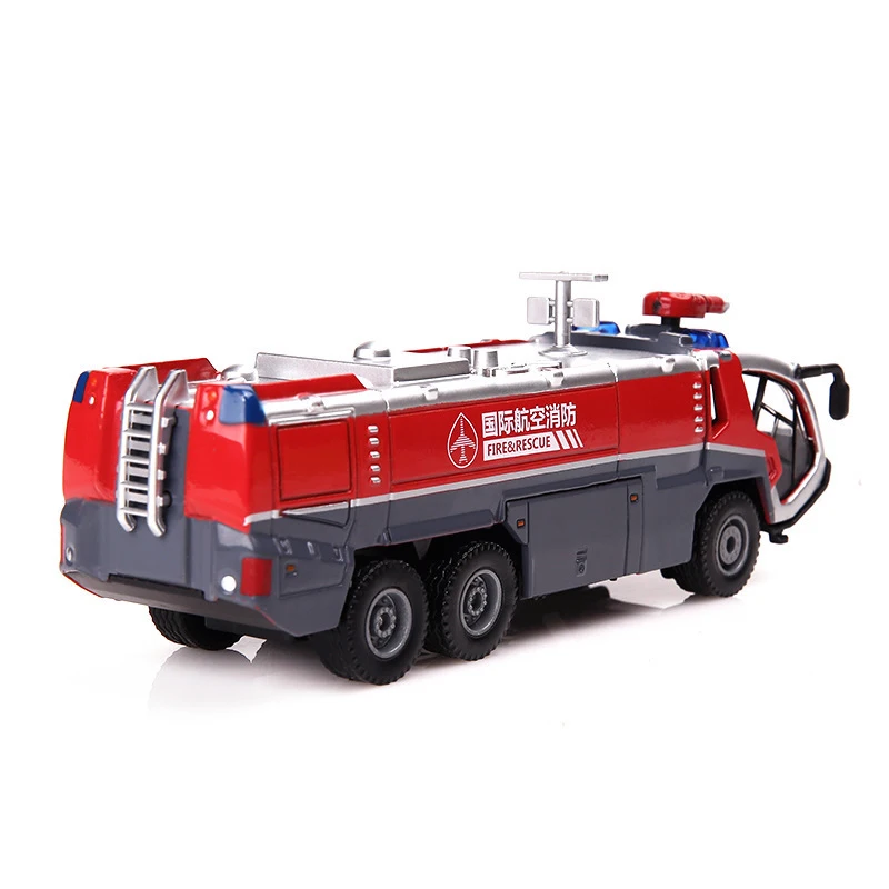 Kaidiwei 1/50 Alloy Car Truck Model Toy Kids Cars Vehicle Diecasthigh Pressure Water Gun Fire Truck Educational Toy for Boys