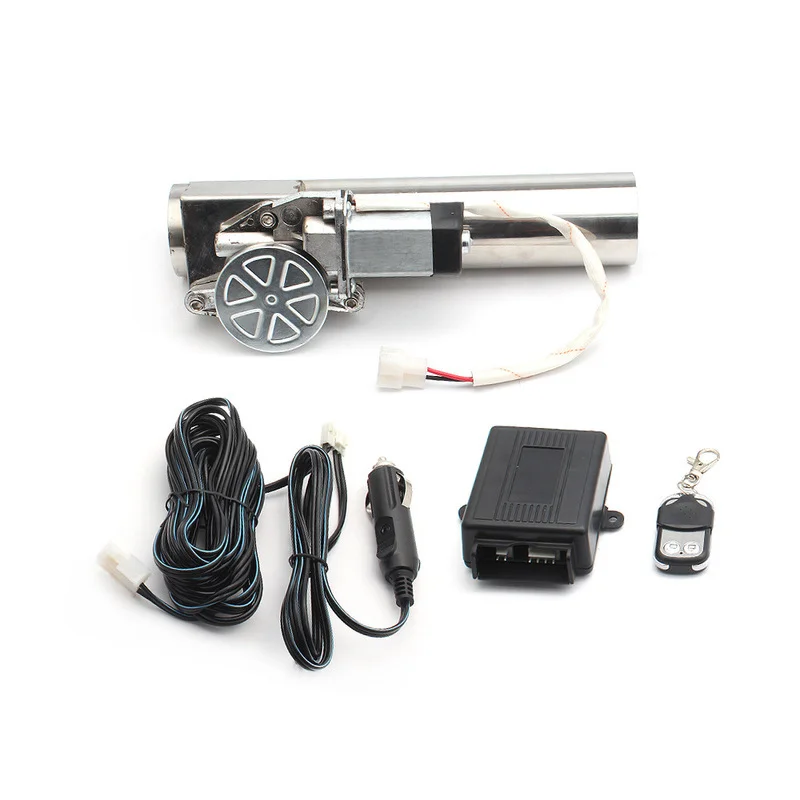 

1Pc Car 2 2.25 2.5 3 inch Electric control exhaust pipe stainless steel electric control with Remote Control Changeable voice