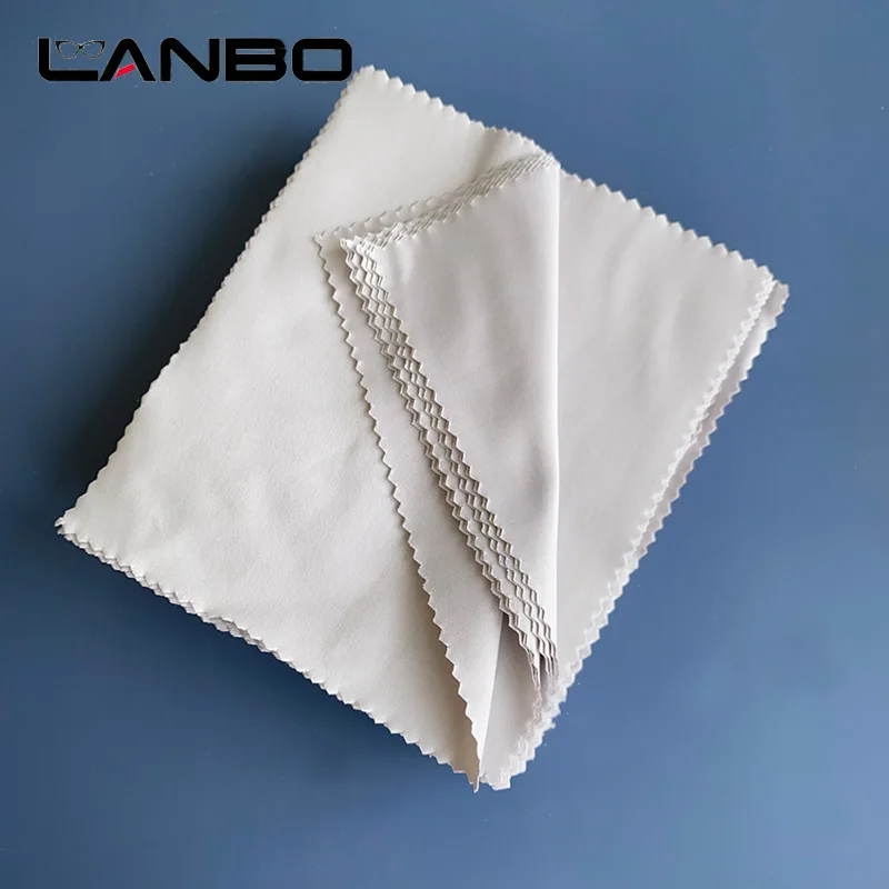 LANBO 100 pcs/lots High quality Glasses Cleaner 145*175mm Microfiber Glasses Cleaning Cloth For Lens Phone Screen Cleaning Wipes