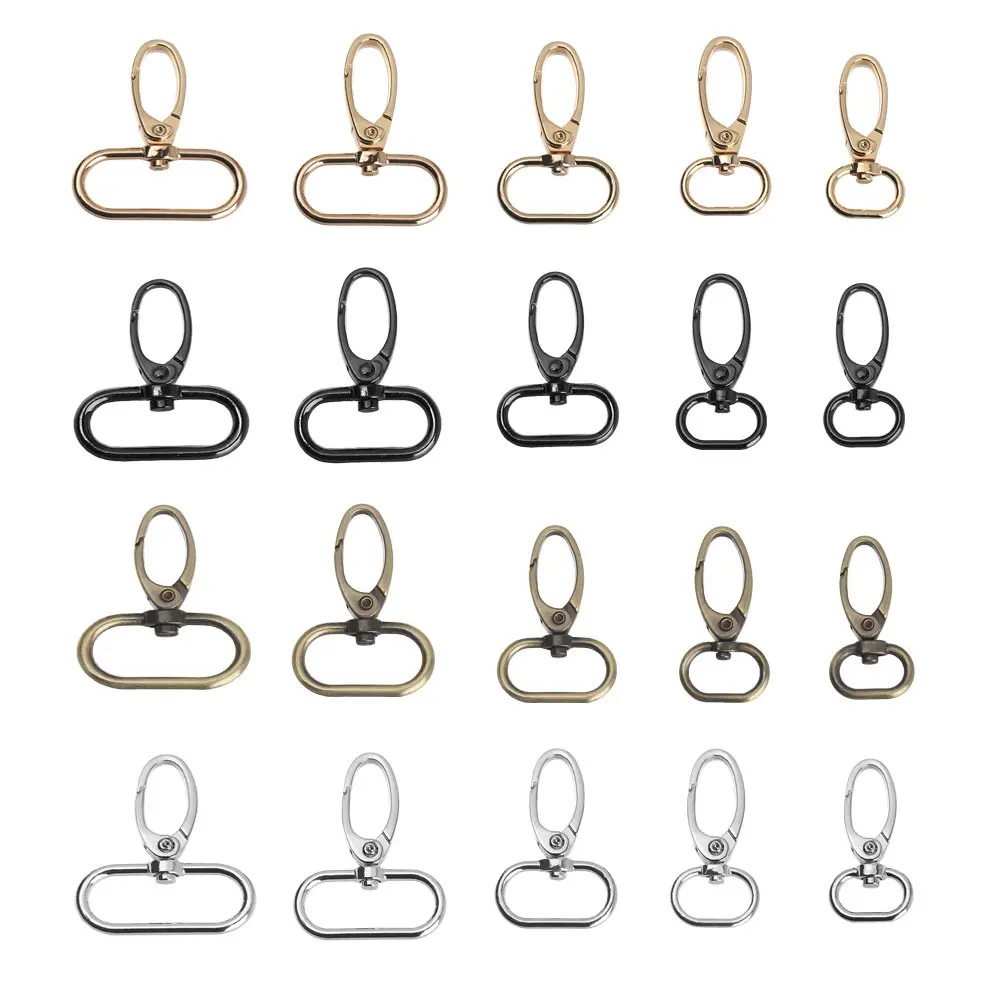 Leather Bag Dog Chain Hook Collar Snap Belt Clasp Clip Shoulder Strap Buckle Key Ring Trigger Buckles