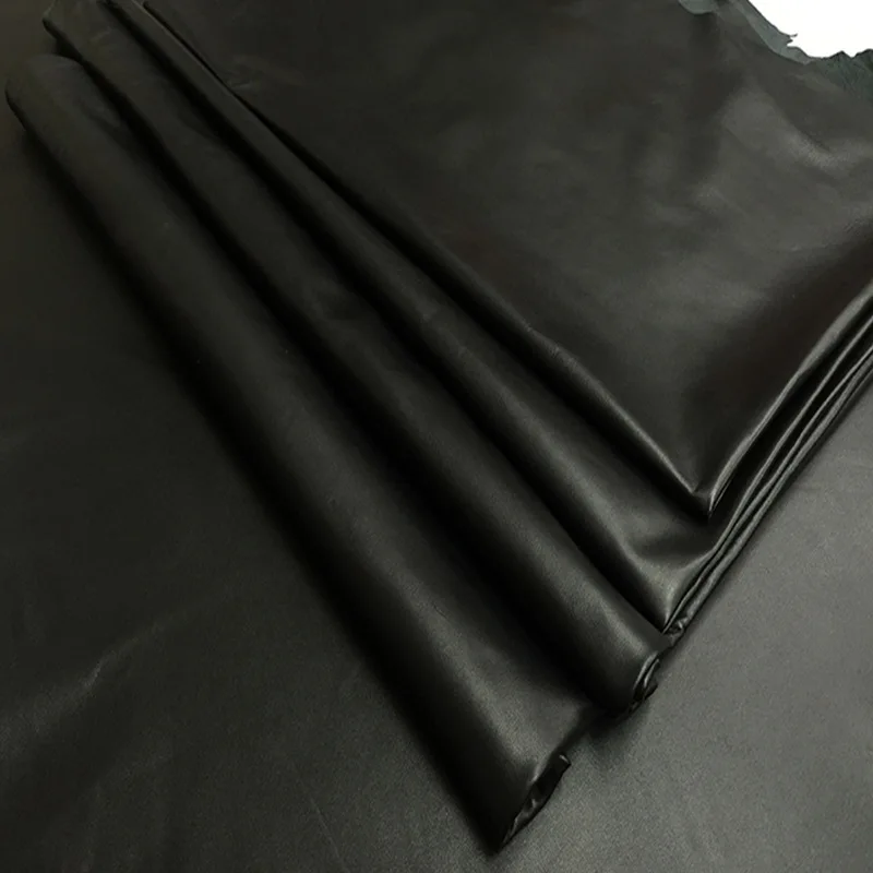 Genuine sheep skin real leather material thin for bag cloth glove material black grain leather craft soft real leathe A grade