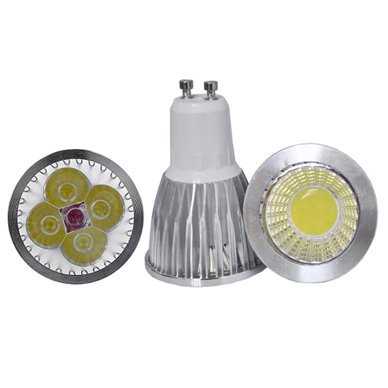 

10PCS Super Bright GU10 led Bulbs Light Led 85-265V 9W 12W 15W LED GU10 COB LED lamp light Warm/Cool White GU 10 led Spotlight