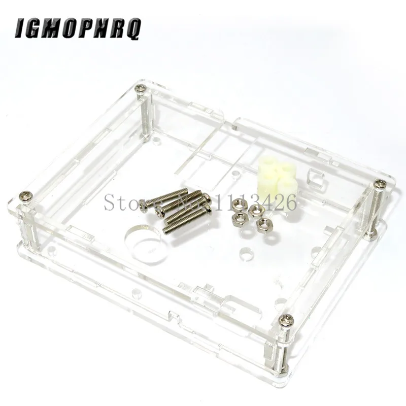 LCR-T4 Box Clear Acrylic LCR-T3 Case Shell Housing For LCR-T4 Transistor Tester ESR SCR/MOS LCR T4