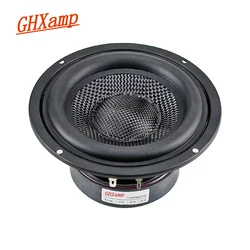 GHXAMP 5.25 inch 148mm Fiberglass Subwoofer HIFI Speaker Home Theater Car audio Upgrade High Power Waterproof 4OHM 60W 50HZ 1PC