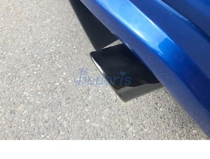 For Ford Focus 2019 2020 Mk4 Ti-Black Color Stianless Steel Rear Exhaust Muffler Tip Tail Pipe End Car-styling Accessories