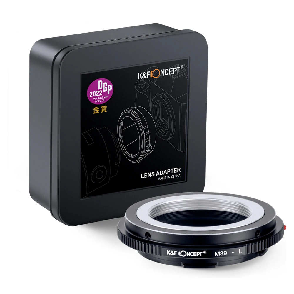 K & F Konsep M39-L M39 Sekrup Mount Lensa untuk L Mount Adapter Cincin untuk M39 Lensa untuk Sigma Leica Panasonic L Mount Kamera Tubuh