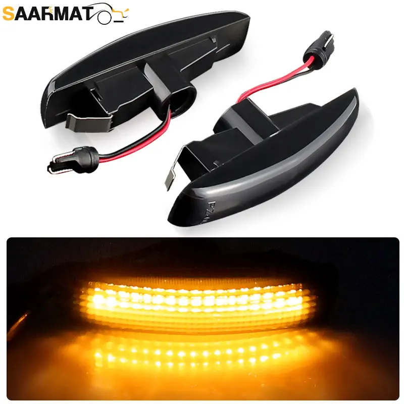 2Pcs LED Turn Signal Light Side Marker Lamp for Land Rover LR2 Freeland 2 L359 LR3 LR4 Discovery 3 4 L319 Rover Sport L320