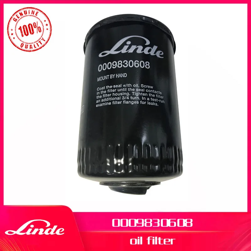 

Linde forklift genuine part 0009830608 oil filter used on 350 diesel truck H12 H16 H18 H20 new original service spares part