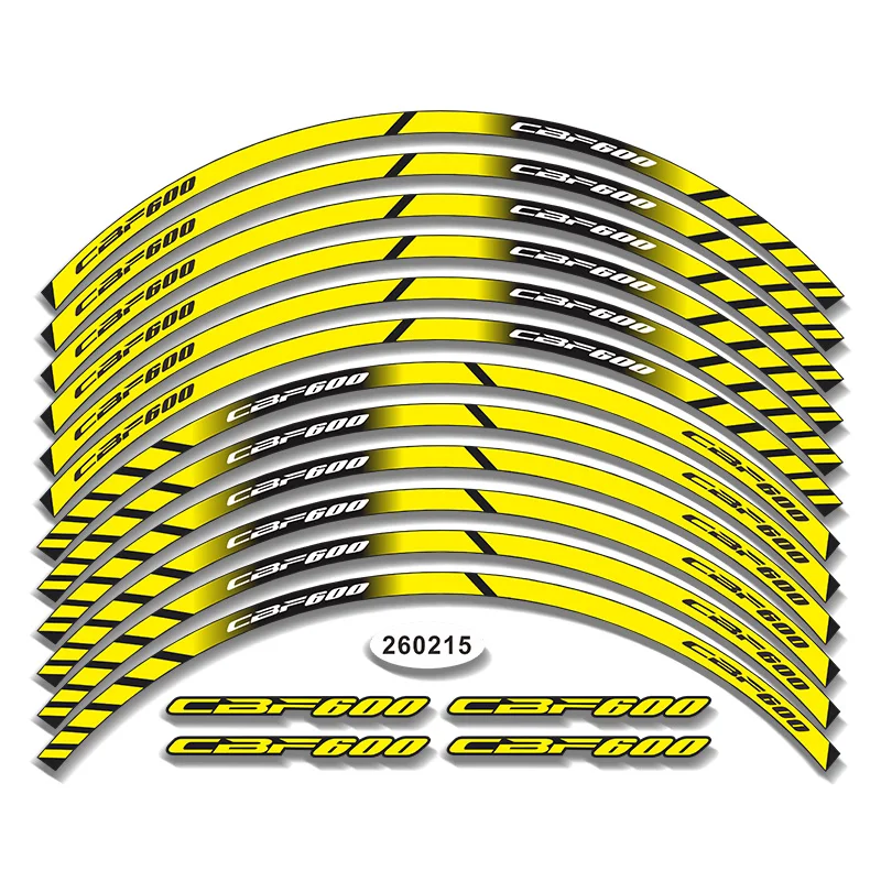 Motorcycle stripes reflective rim stickers are suitable for HONDA CBF600 cbf 600