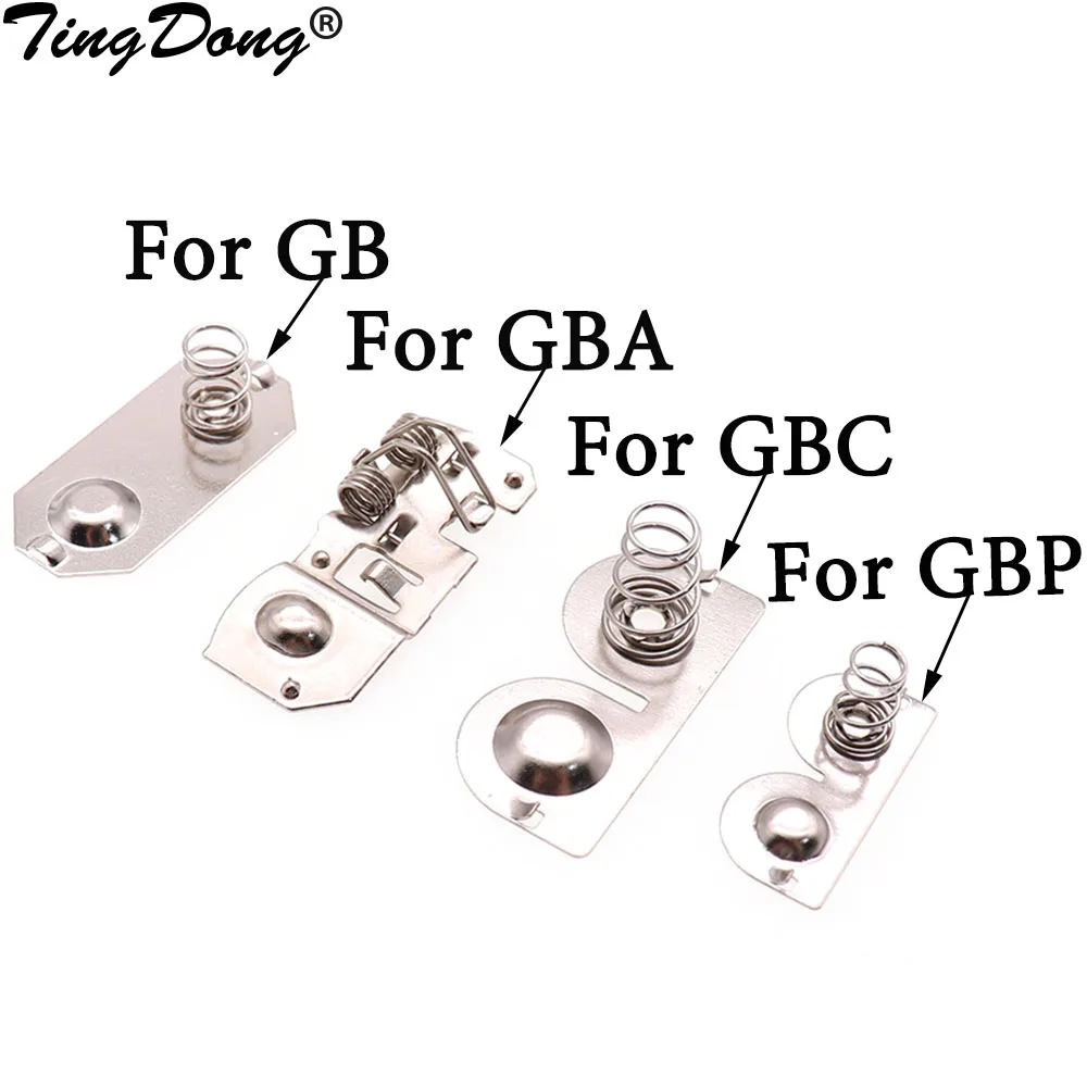 1PCS Battery Terminals Spring Contacts for Nintend Game Boy Advance Game Machine Battery Metal Contacts for GBA GBC GB GBP