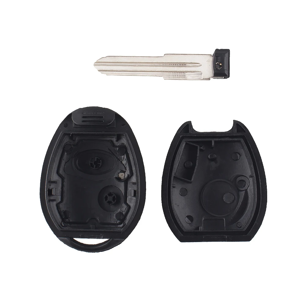 KEYYOU For Land Rover Blank Key Case Cover Fob 2 Buttons Uncut Blade Remote Car Key Shell For Landrover Sport LR3 Discovery