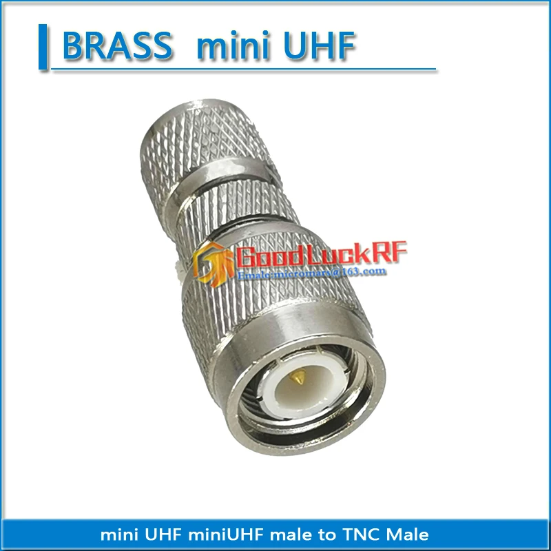 Mini Uhf Miniuhf Male Naar Tnc Male Jack Messing Rechte Coax Rf Adapters Miniuhf Naar Tnc Connector Socket
