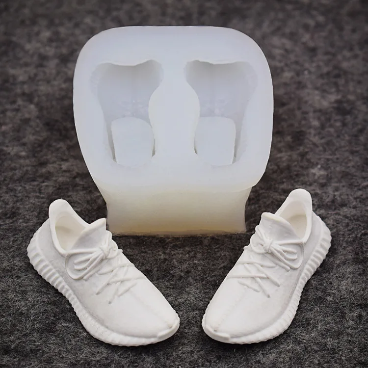 Fashion Coconut Shoes Epoxy Resin Silicone Mold for DIY Handmade Ornaments Plaster Candle Jewelry Kids Toys Key Chain Mould