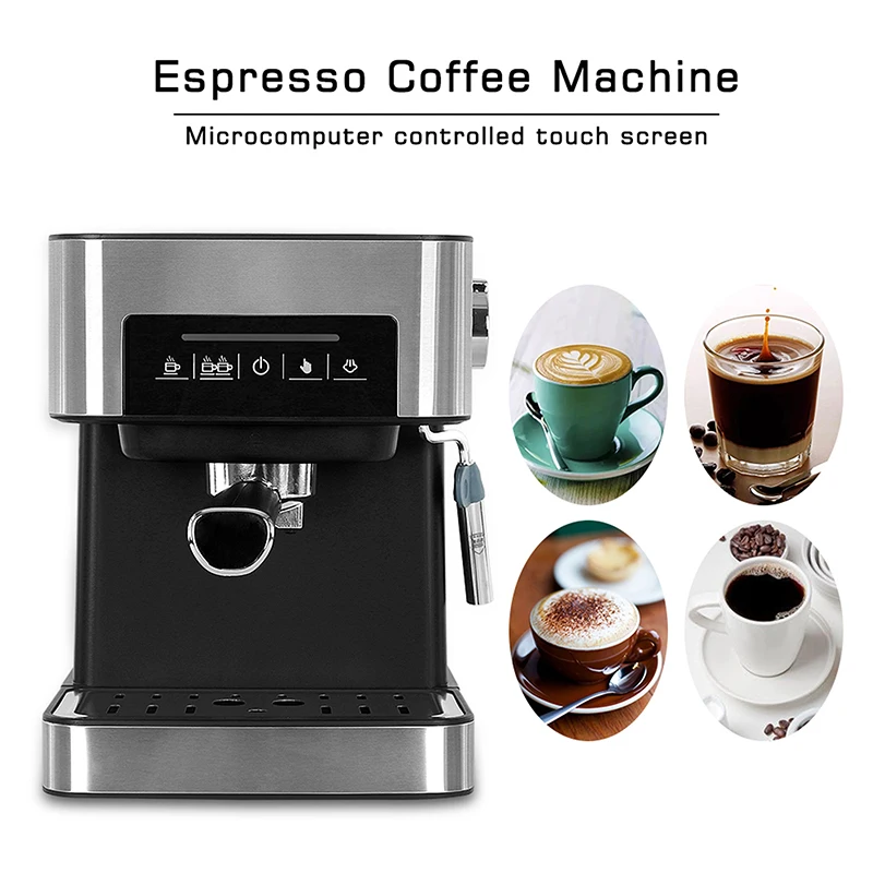 

Espresso Coffee Machine Electric Coffee Grinder Espresso Coffee Machine Semi-Automatic Touch Screen Coffee Machine 220V