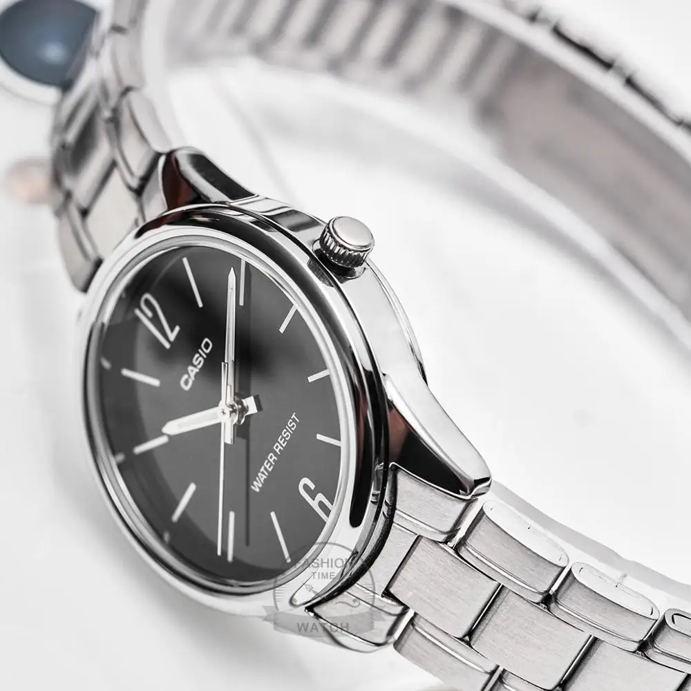 Reloj Casio para mujer Relojes de lujo de la mejor marca. Reloj de cuarzo resistente al agua. Señoras regalos. Reloj de cuero relogio feminino